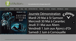 Desktop Screenshot of golfaction.fr